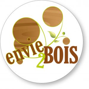 Logo paysagiste univert envie2bois balcons pays de gex jardinier aménagement décorateur extérieur