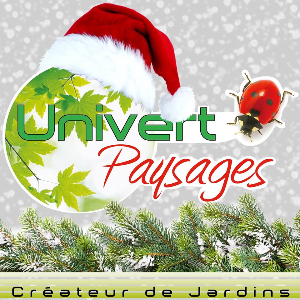 Logo univert paysages paysagiste pays de gex conception de jardin aménagement paysager