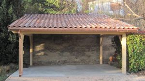 carport abri voiture en bois abri à bois moduland français pays de gex jardin parking couvert chalet