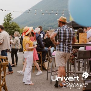 Anniversaire paysagiste jardinier pays-de-gex univert-paysages TEAMUNIVERT jardin terrasse soirée maudvenel rollingdad MRandmrstraiteur