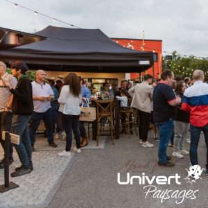 Anniversaire paysagiste jardinier pays-de-gex univert-paysages TEAMUNIVERT jardin terrasse soirée maudvenel rollingdad MRandmrstraiteur