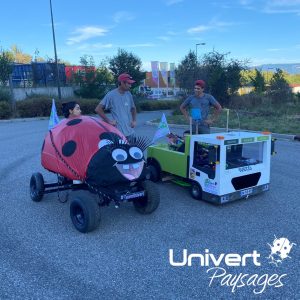 Caisses à savon pays-de-gex coccinelle camion-iveco teamunivert course descente folklore village prévessin-moëns univertpaysages tiktok viral paysagiste jardinier aménagement-paysager