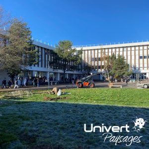 Plantation arbres lycée de ferney voltaire pays de gex paysagiste jardinier - univert-paysages (7)