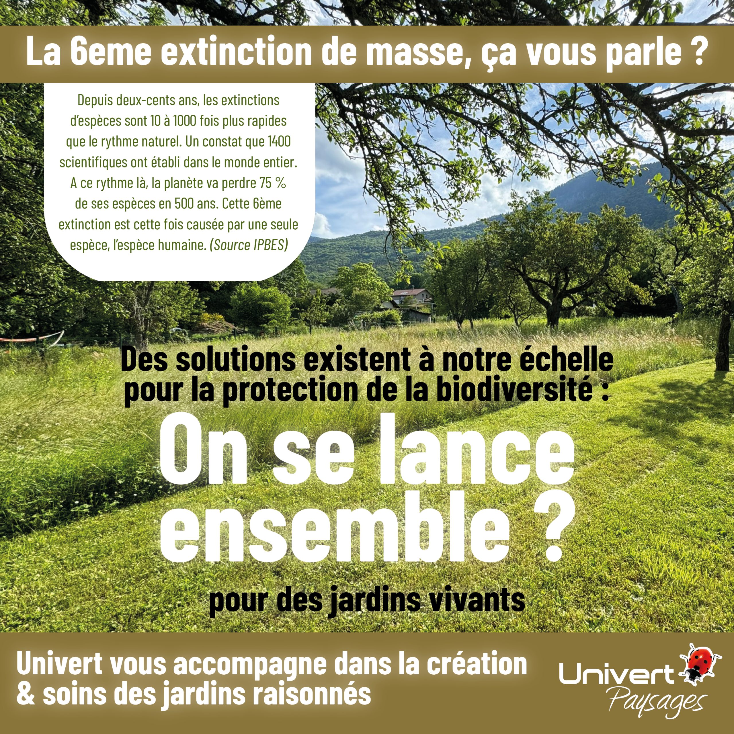 biodiversité au jardin univert paysages pays de gex ecojardin écoconception compost compostage entretien différencié